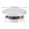 Lpitoy Rotating Aluminum Alloy Cake Stand, Cake Turntable for Decorating, for Cupcakes, Pastries, and Cake Decorations view 3