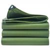 Heavy-Duty Waterproof Tarp, 2 x 12 m, Green, with Eyelets view 1