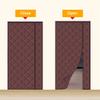 FIOVIP Magnetic Thermal Door Curtain, 135 x 190 cm, Canvas, Side Opening, Chestnut Brown view 2
