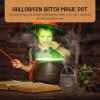Cast Iron Witch Pot Candle Holder with Lid and Handle view 4