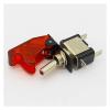 4-Pack Red 12V 20A Racing Car/Truck/Boat Covered LED Push-Button Rocker Toggle Switch, IINKUEYK (Red) view 1
