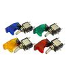 4-Pack Red 12V 20A Racing Car/Truck/Boat Covered LED Push-Button Rocker Toggle Switch, IINKUEYK (Red) view 2
