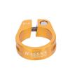 MTB Bicycle Seatpost Clamp, Gold, 31.8 mm view 1