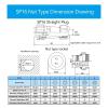 SP16 IP68 Cable Connector Plug and Socket, Male and Female, 2/3/4/5/6/7/9-Pin, Docking/Square/Flange/Rear IINKUEYK (Rear Nut, 4-Pin) view 4