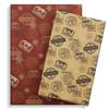 Christmas Wrapping Paper, Vintage Kraft Paper, 4 Folded Sheets view 1