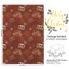 Christmas Wrapping Paper, Vintage Kraft Paper, 4 Folded Sheets view 2
