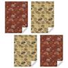 Christmas Wrapping Paper, Vintage Kraft Paper, 4 Folded Sheets view 3