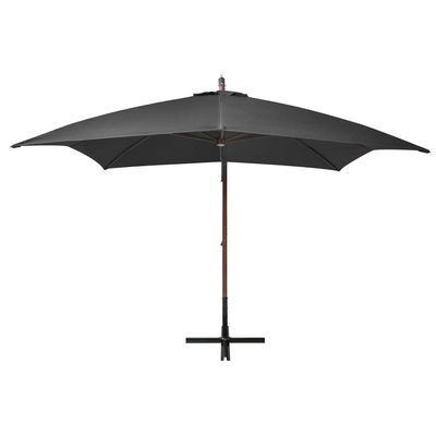 Hovothy Cantilever Patio Umbrella, Anthracite, 300 x 280 cm