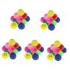 Toyvian 50 Numbered Lottery Balls, Reusable Seamless Game Balls for Parties, Raffles, and Games, Colorful Numbered Balls view 1
