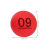 Toyvian 50 Numbered Lottery Balls, Reusable Seamless Game Balls for Parties, Raffles, and Games, Colorful Numbered Balls view 4