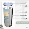 NONHAI 590 ml Reusable Stainless Steel Travel Coffee Tumbler with Lid and Straw view 3
