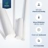 diconfa PTFE Teflon Virgin Round Rod, Cut to Size, 45 mm x 120 mm view 3