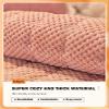 Soft Plush Sectional Sofa Cover, Non-Slip, Warm, Blue, 70 x 120 cm view 3