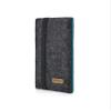stilbag Finn Phone Case for Apple iPhone 16 | Anthracite/Azure | Felt Smartphone Pouch | Made in Germany view 3