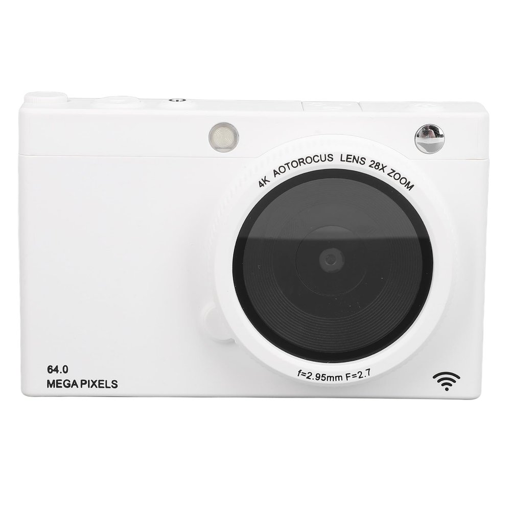 Digital Camera, Autofocus UHD 4K Vlogging Camera with 28x Digital Zoom, Anti-Shake Portable YouTube Point-and-Shoot Camera for Teens, Adults, and Beginners