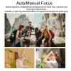 Digital Camera, Autofocus UHD 4K Vlogging Camera with 28x Digital Zoom, Anti-Shake Portable YouTube Point-and-Shoot Camera for Teens, Adults, and Beginners view 3