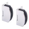 Stainless Steel Glass Hinge, Self-Closing, Frameless, Side-Mount, 8–10 mm view 1