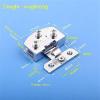 Stainless Steel Glass Hinge, Self-Closing, Frameless, Side-Mount, 8–10 mm view 2