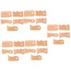DIYEAH 25-Piece Pottery and Sculpting Tool Set, Beige Wood view 1