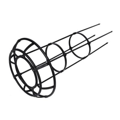Kisangel Trellis for Potted Plants, Black Plastic-Coated Iron, for Indoor and Outdoor Climbing Plants