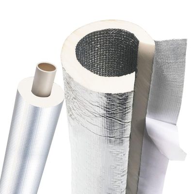 Self-Adhesive Foam Pipe Insulation for Outdoor Use, 65 mm ID x 20 mm x 95 cm