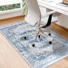 Homcomodar Chair Mat 90 x 120 cm for Hardwood Floors, Blue view 2