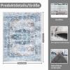 Homcomodar Chair Mat 90 x 120 cm for Hardwood Floors, Blue view 3