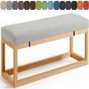 Yekuhe Outdoor Bench Cushion, Color 2, 150 x 60 cm, 5 cm Thick, Removable Cover view 1