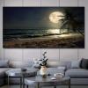 CHAOJIART Lazy Beach Sunset Canvas Wall Art, Nordic-Style Poster, 60 x 120 cm, Unframed view 2