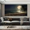 CHAOJIART Lazy Beach Sunset Canvas Wall Art, Nordic-Style Poster, 60 x 120 cm, Unframed view 4