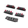 1/2/5-Piece WP4 4-Pin 4-Position Audio Speaker Terminal Spring-Loaded Push-In/Release Jack Wire Connector Square Aging Test Clip, IINKUEYK (One Size) view 1