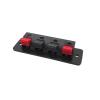 1/2/5-Piece WP4 4-Pin 4-Position Audio Speaker Terminal Spring-Loaded Push-In/Release Jack Wire Connector Square Aging Test Clip, IINKUEYK (One Size) view 3