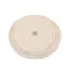 JWOO Cotton Flannel Buffing Wheel, 4, 5, 7, 10 in, Mirror Polishing Wheel, Abrasive Tool for Silver Jewelry, 1 Pc (4 mm × 7 in) view 1