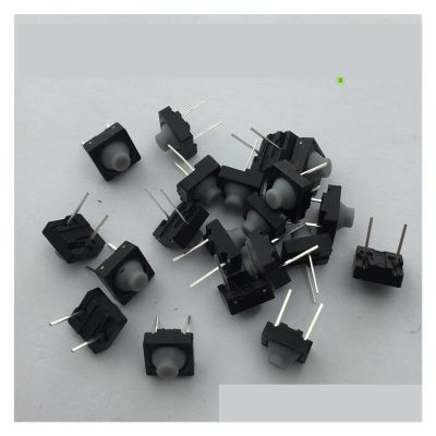 G78 20-Pack 8 × 8 × 5.5 mm 2-Pin Conductive Silicone Silent Tactile Push Button Switch IINKUEYK