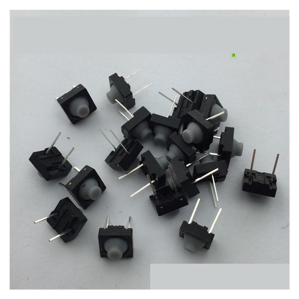 G78 20-Pack 8 × 8 × 5.5 mm 2-Pin Conductive Silicone Silent Tactile Push Button Switch IINKUEYK