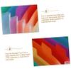 4-Piece Accordion File Organizer Folder, Multi-Compartment PVC Document Holder, SEWACC view 4