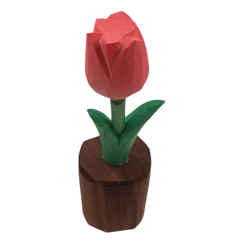 Zaoalife Handcrafted Wooden Flower Ornament