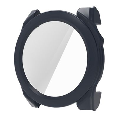 zZjoOoj Case for Garmin Fenix 8 43mm, Protective Hard PC Case with Screen Protector, Scratch-Resistant, Ultra-Thin, Ink Blue