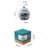 Hand-Painted Ceramic Tea Storage Container with Gift Box view 2