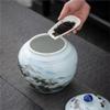 Hand-Painted Ceramic Tea Storage Container with Gift Box view 4