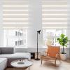 Homland Double Roller Blind, 75 x 200 cm, Clamp-Fit, No Drilling, Linen view 2