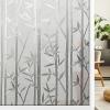 Privacy Window Film 75 x 1000 cm, Opaque Static Cling, No Adhesive, Reusable, Bamboo view 1
