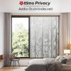 Privacy Window Film 75 x 1000 cm, Opaque Static Cling, No Adhesive, Reusable, Bamboo view 2