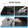 Black Kitchen Sink, Stainless Steel Workstation Sink with Pull-Out Faucet and Complete Accessory Set, 80 x 50 cm view 3
