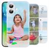 Yoedge Personalized Silicone Phone Case for iPhone 16 Plus 6.7", Light Blue view 4
