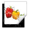 TMK ArtDeko One-Piece Stove Cover 50 x 52 cm – Paprika White view 1