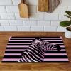 TMK ArtDeko One-Piece Stove Cover, Vinyl Ceramic Hob Protector, 90 x 52 cm, Purple Zebra view 3