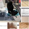 Office Chair Floor Protection Mat, 100 x 140 cm view 3