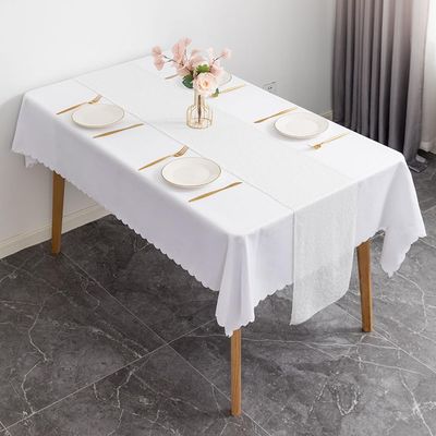 Blausky Sequin Table Runner, White, 30 x 220 cm