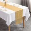 Blausky Sequin Table Runner, White, 30 x 220 cm view 2